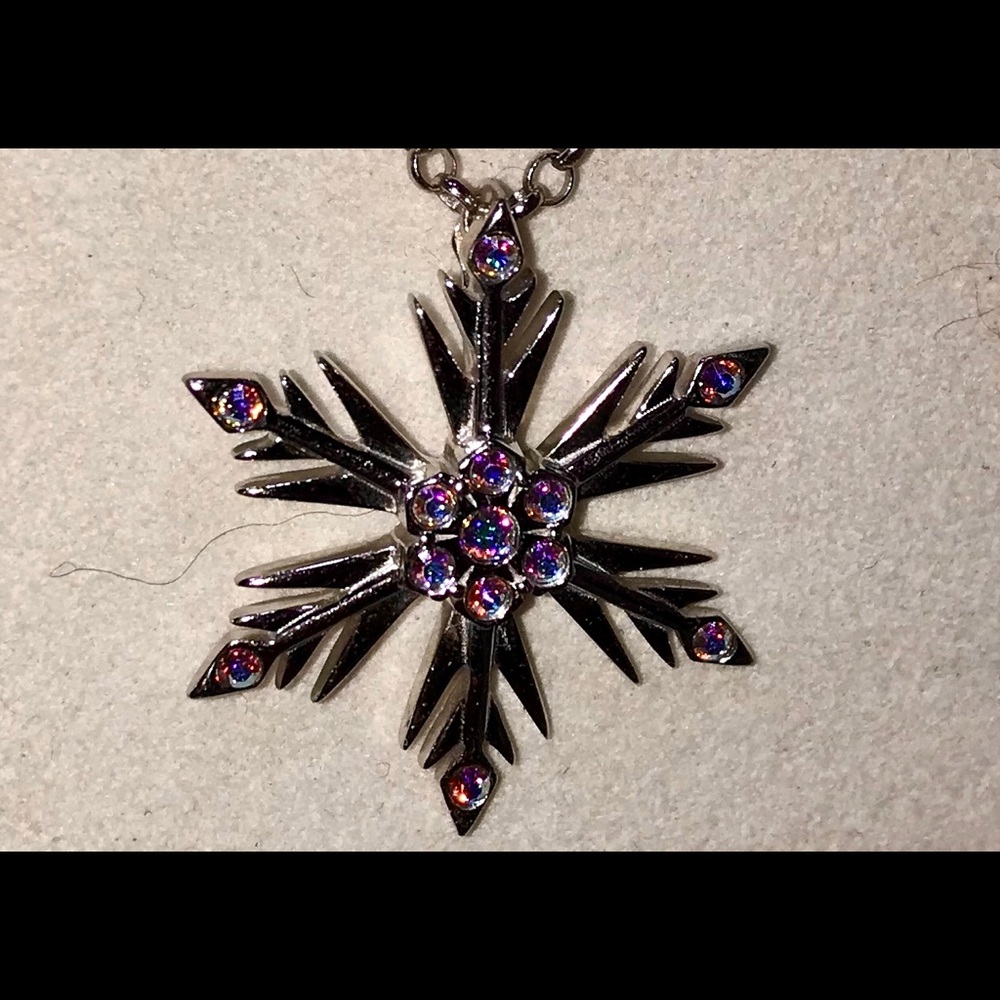Rocklove DISNEY FROZEN 2 Crystal Snowflake Pendant